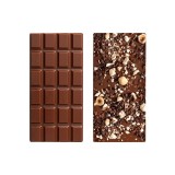 Tablette Chocolat Lait – Milk Chocolate with Cocoa Nibs & Hazelnuts
