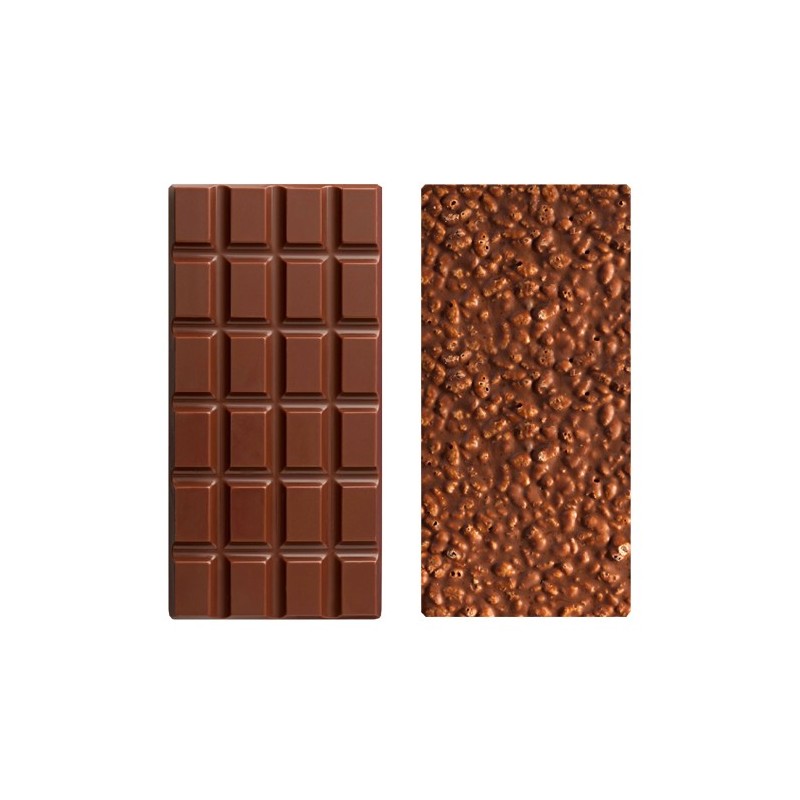 Tablette Chocolat Lait – Milk Chocolate with Puffed Rice