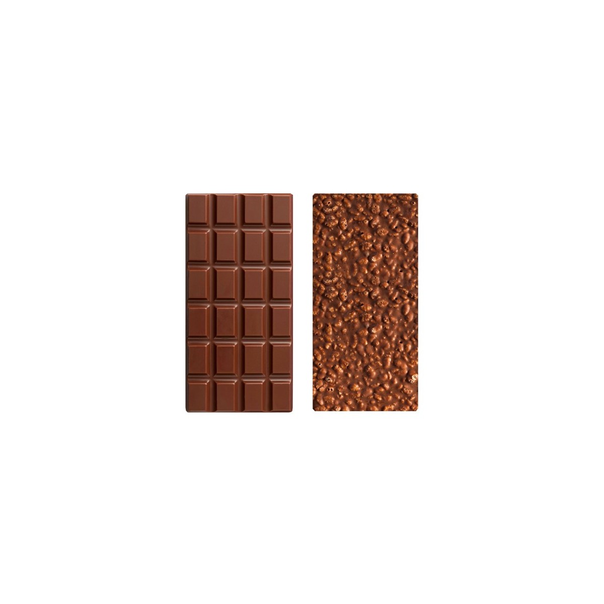 Tablette Chocolat Lait – Milk Chocolate with Puffed Rice