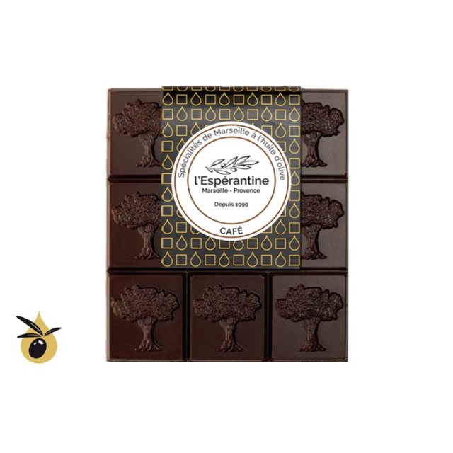 Tablette Olivier Noir – Dark Chocolate with Arabica Coffee