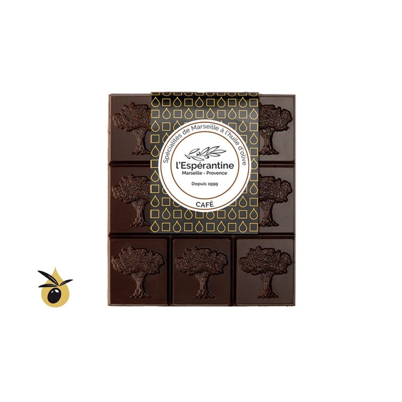 Tablette Olivier Noir – Dark Chocolate with Arabica Coffee