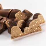 Barre de chocolat au lait intérieur praliné à l'huile d'olive 2.8%