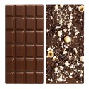 Tablette de Chocolat Noir - Grué de Cacao & Noisettes