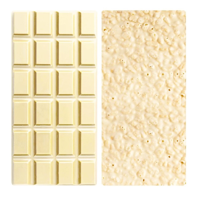 Tablette Chocolat Blanc – White Chocolate with Puffed Rice