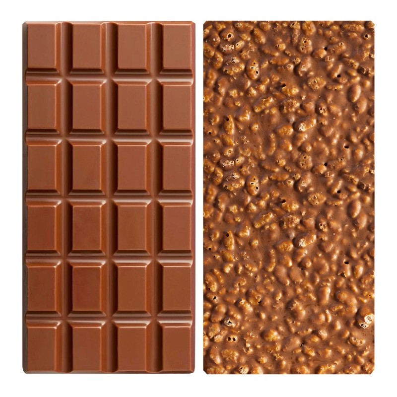 Tablette Chocolat Lait – Milk Chocolate with Puffed Rice