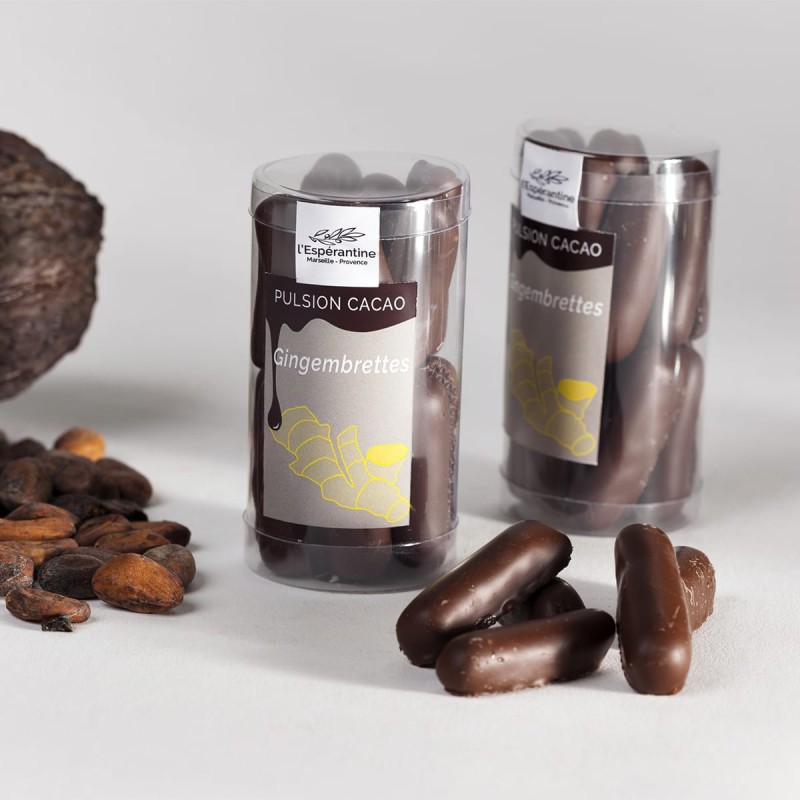 Gingembrettes – Dark Chocolate Candied Ginger