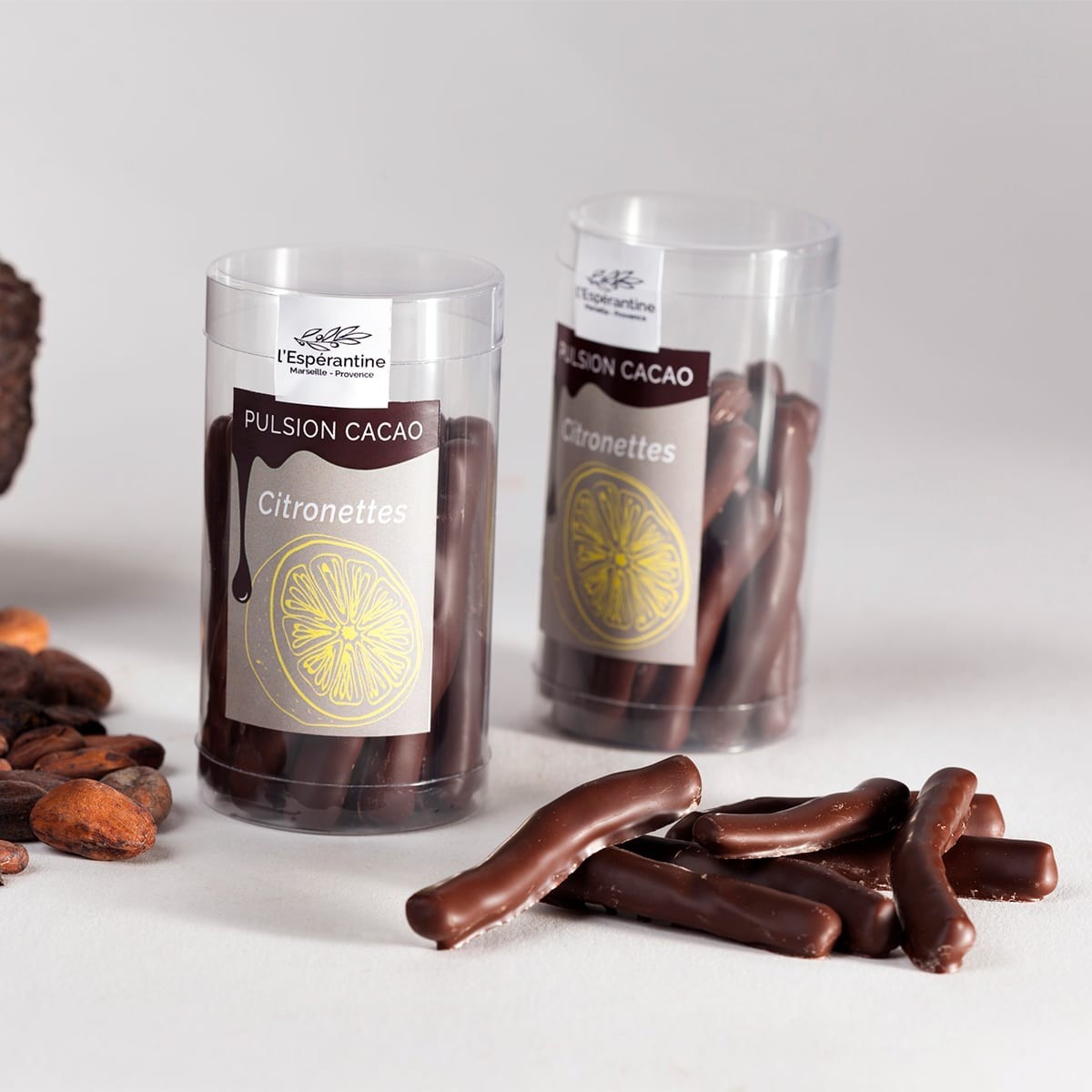 Citronettes – Dark Chocolate Candied Lemon