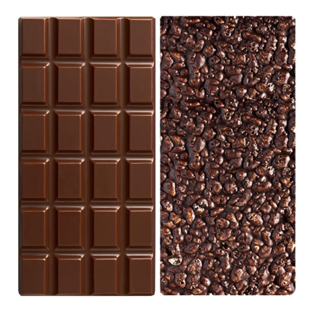 Tablette Chocolat Noir – Dark Chocolate with Puffed Rice