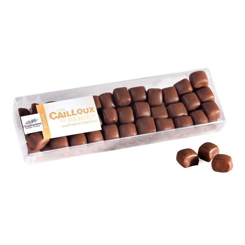 Cailloux du Panier – Milk Chocolate Biscuit Navettes
