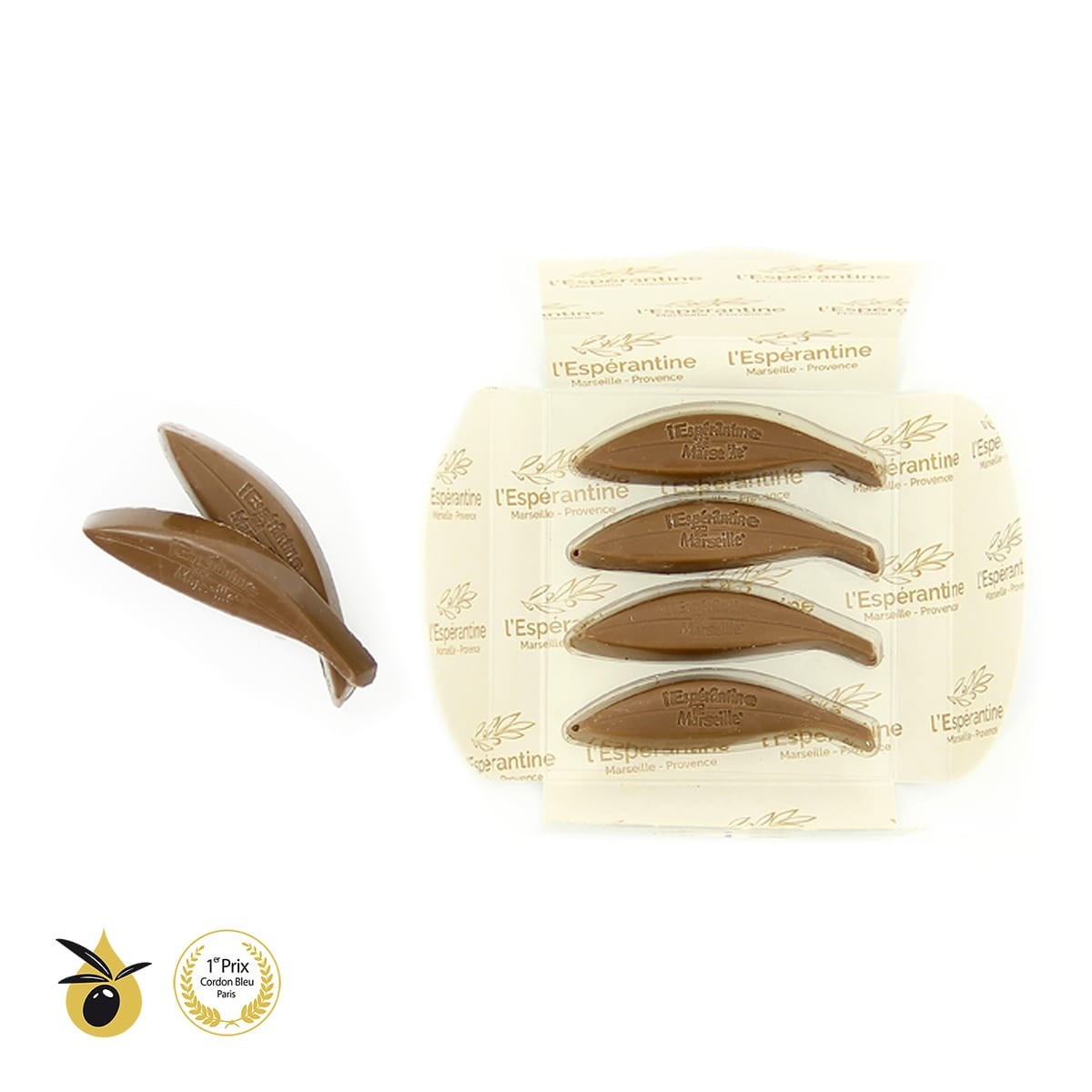 Athéna - Boite découverte de 4 Espérantines Praliné lait