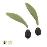 Duo d'Espérantine vert amande - Chocolat à l'huile d'olive