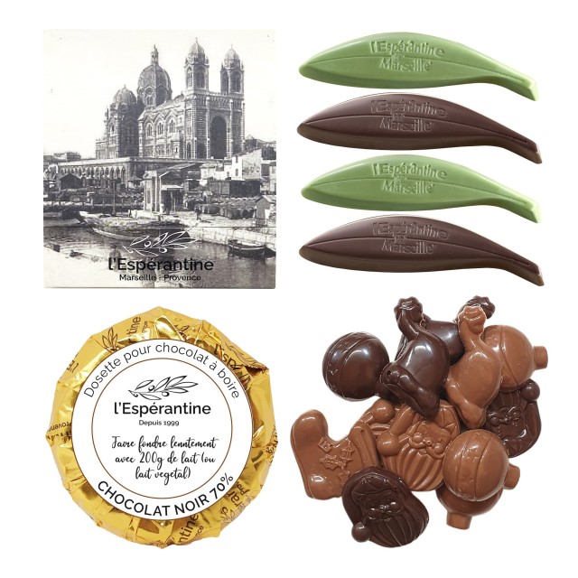 Coffret Cadeau Noël " Jour de Fête" Chocolats | L’Espérantine de Marseille