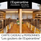 Carte Cadeau – “Goûters de l’Espérantine” for 4 People