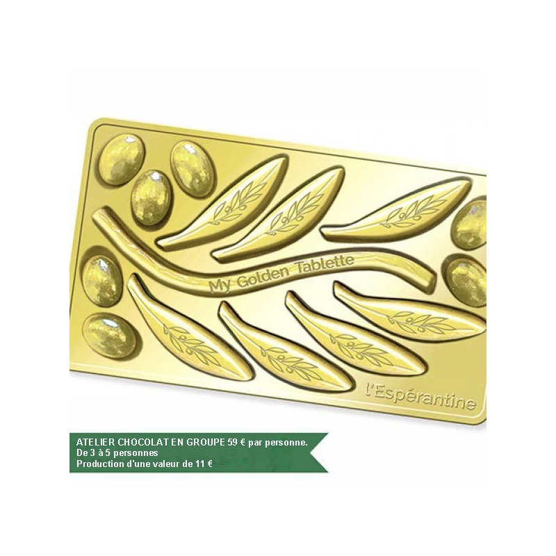 Chocolate Workshop Gift Voucher – 1H Group Session (3 to 5 people)