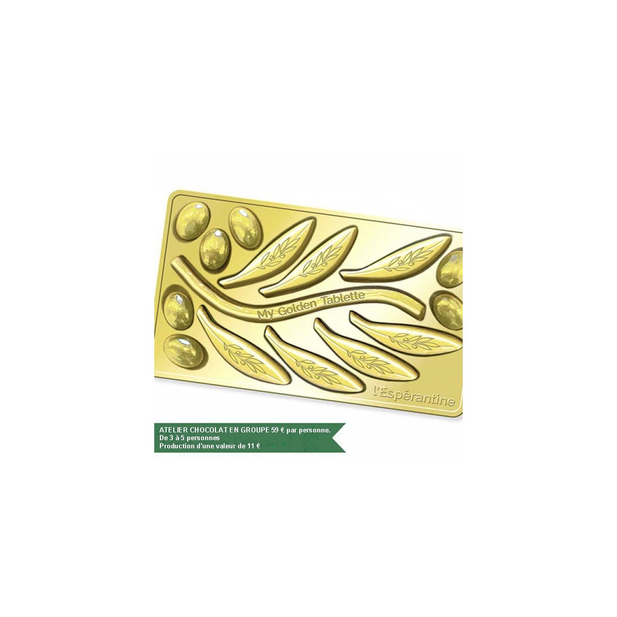 Chocolate Workshop Gift Voucher – 1H Group Session (3 to 5 people)