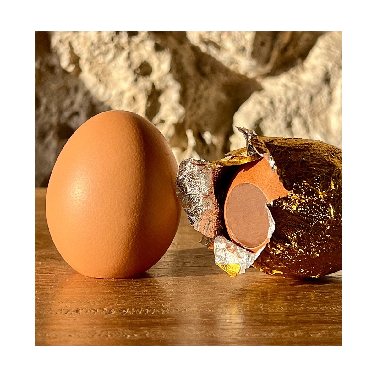 The Golden Egg – Praline Egg in Real Shell x 1