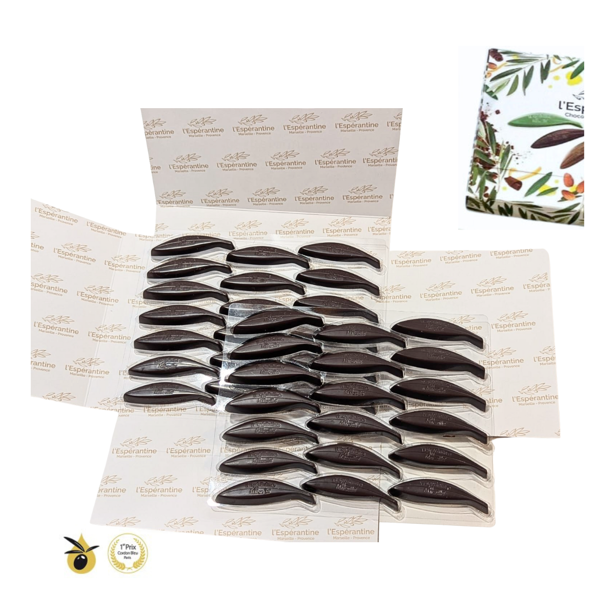 Coffret aux feuilles d'Espérantines ROBE NOIRE