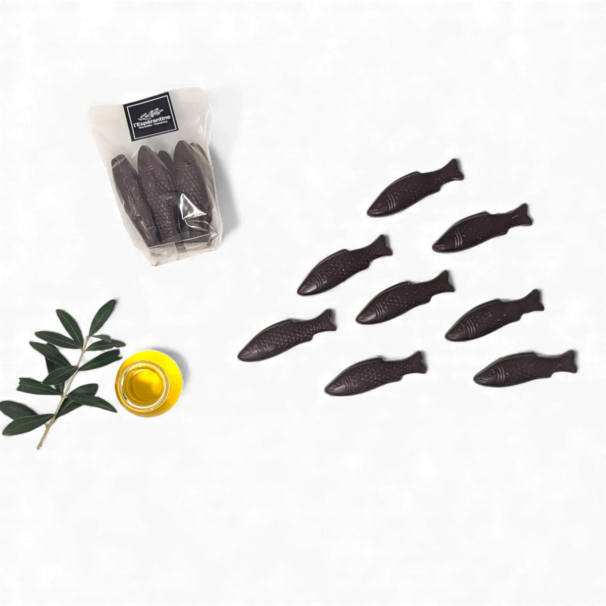 Petite Pêche – Dark Praliné Sardines