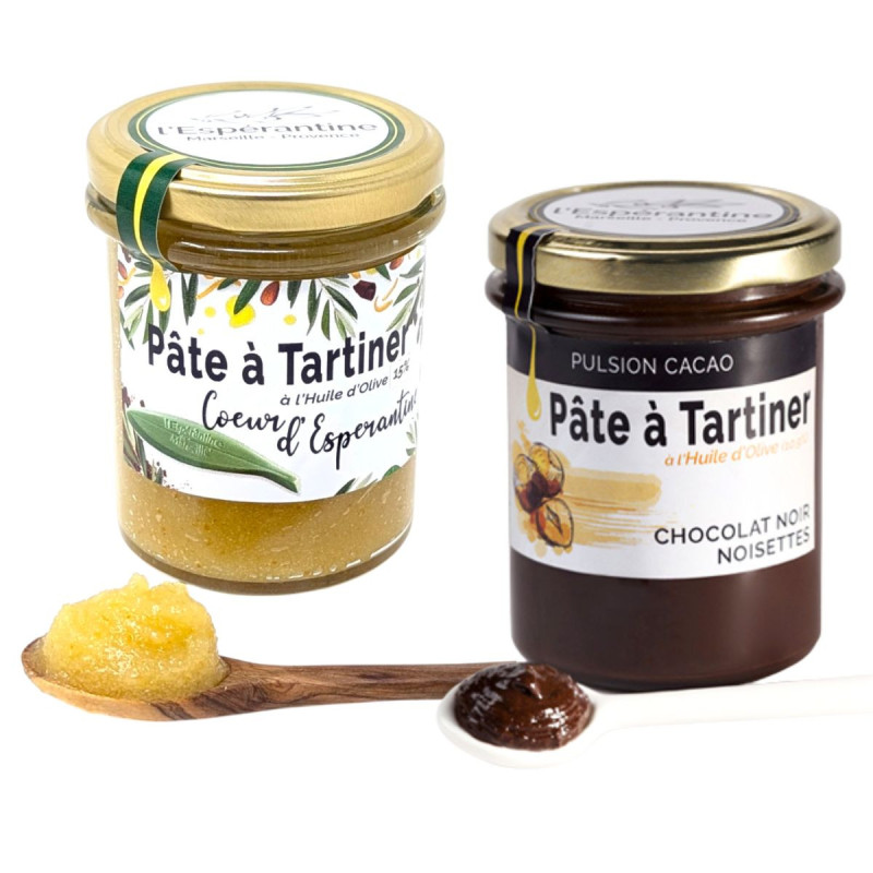 Lot de 2 Pâtes à Tartiner – Chocolat & Cœur d’Espérantine | L’Espérantine