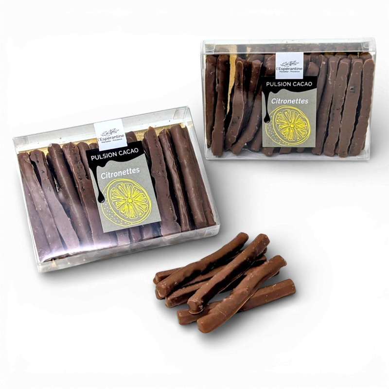 Découvrez le goût inédit de citronettes au chocolat au lait - Fruits enrobés