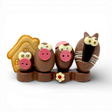 Les 3 Petits Cochons – Chocolat de Pâques artisanal 209 g