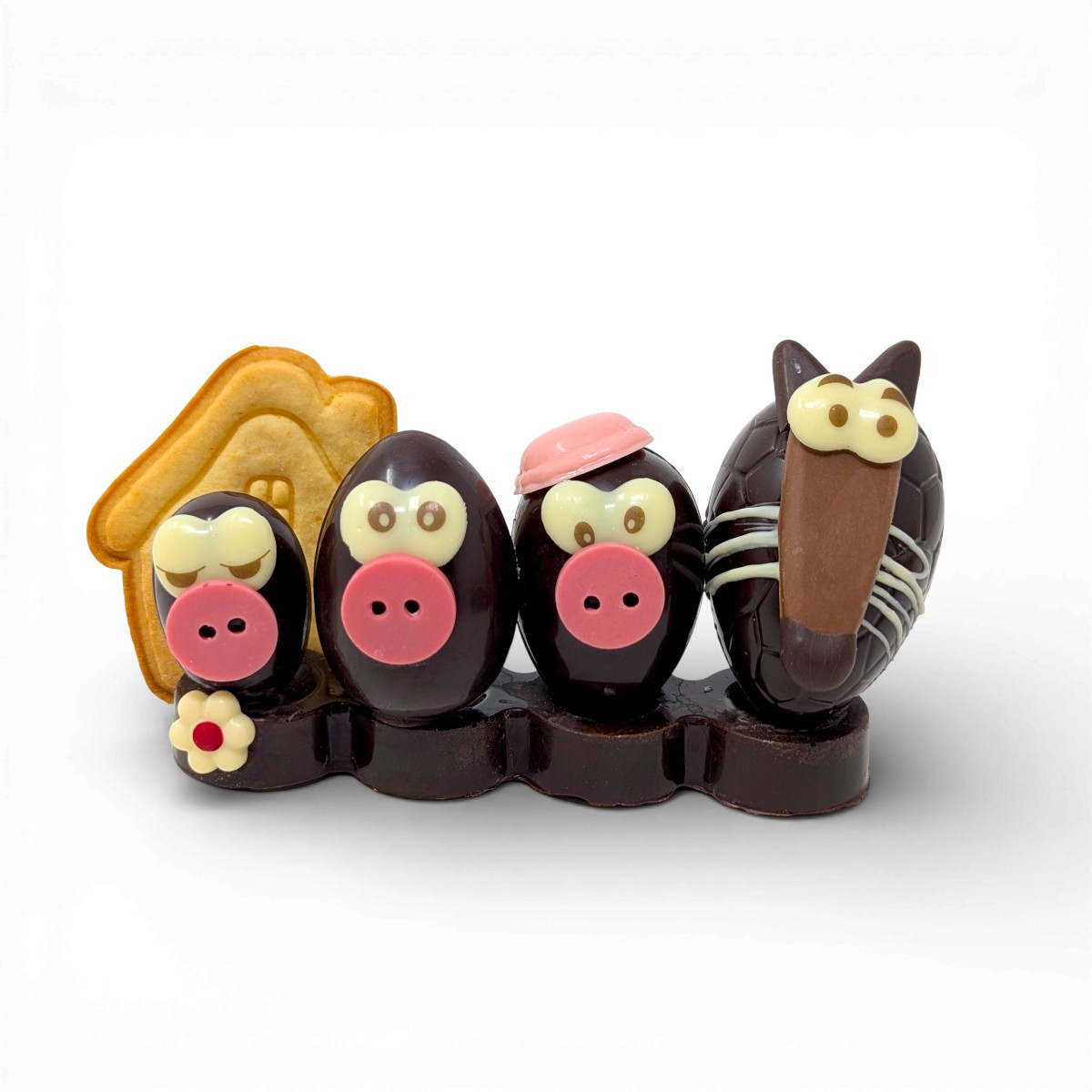 Les 3 Petits Cochons – Chocolat de Pâques artisanal 209 g