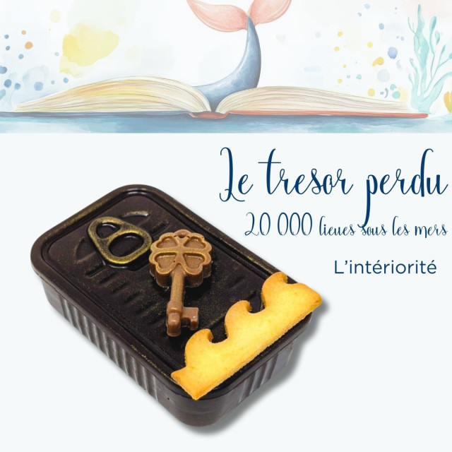 Le Trésor Perdu de Jules Verne – Coffre Chocolat 260 g Expédiable