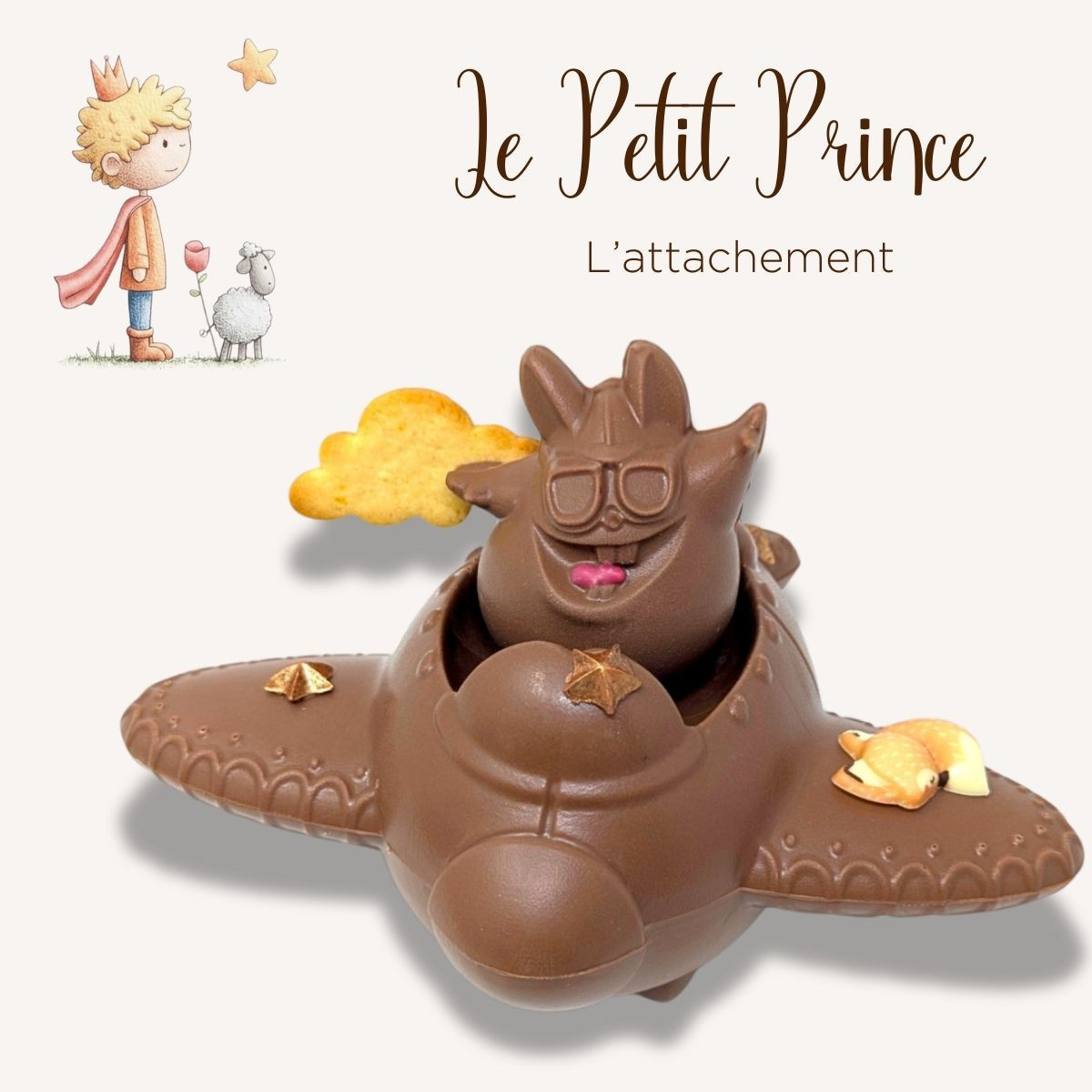 Le Petit Prince by Saint Egg’supéry – L’Aviateur Chocolat de Pâques - l'Espérantine