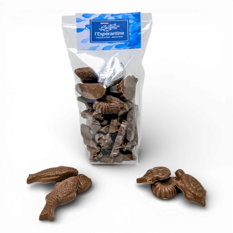 Fritures de Pâques 100 g & son Oeuf praliné– Chocolat artisanal L'Espérantine