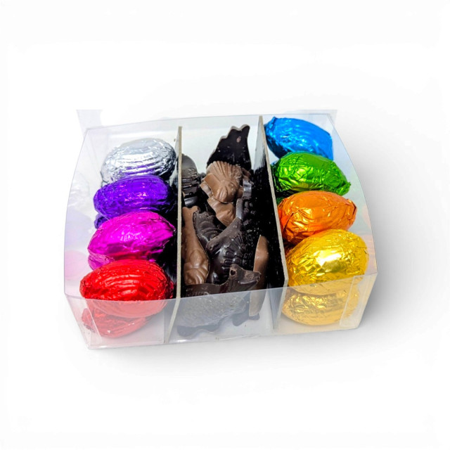 Coffret Enchanté 200 g – Fritures & Œufs pralinés de Pâques