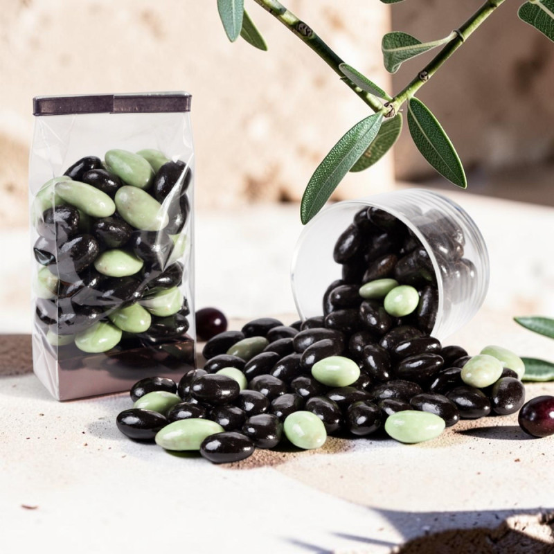 Olivettes de Provence Mixtes - Chocolat noir et blanc