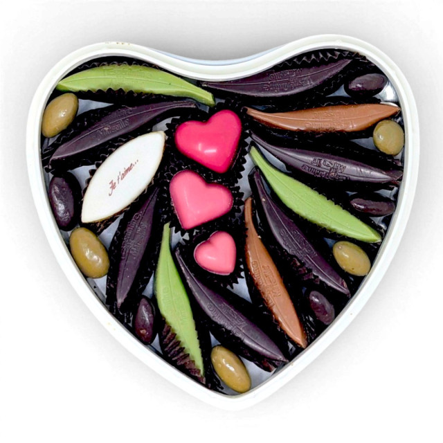 Coffret Fête des Mères – Cœur Marguerite Gourmande | Chocolats artisanaux