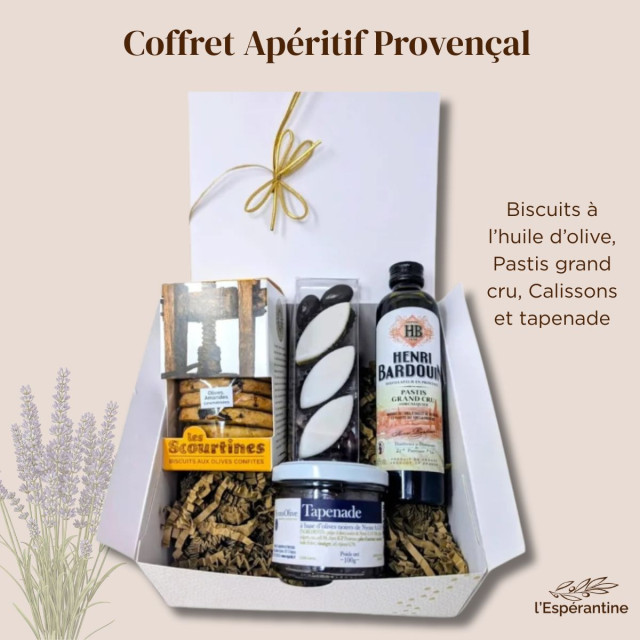 Coffret Apéritif Provençal – Saveurs Méditerranéennes