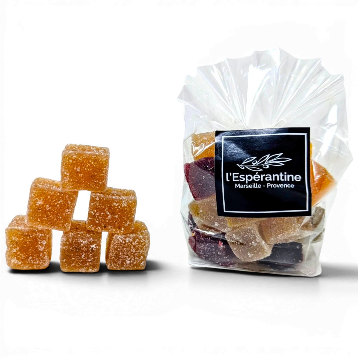Pâte de fruits Artisanales - Saveurs de Provence - 80g  l'Espérantine