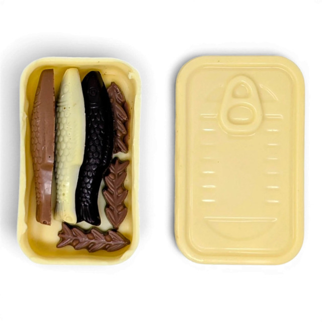 Boîte à Sardines en Chocolat Blanc | L’Espérantine de Marseille