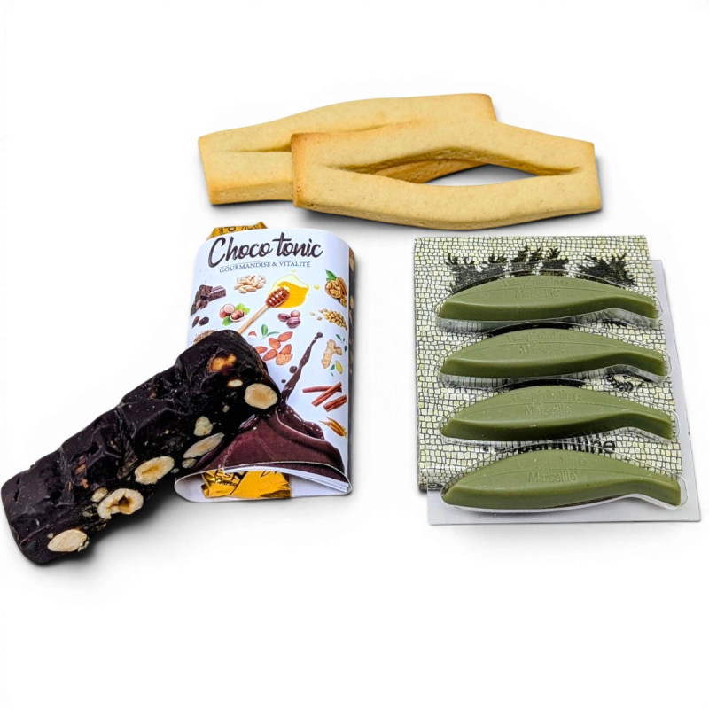 Trio Plaisir Fête des Pères | Chocolats & Navettes artisanales