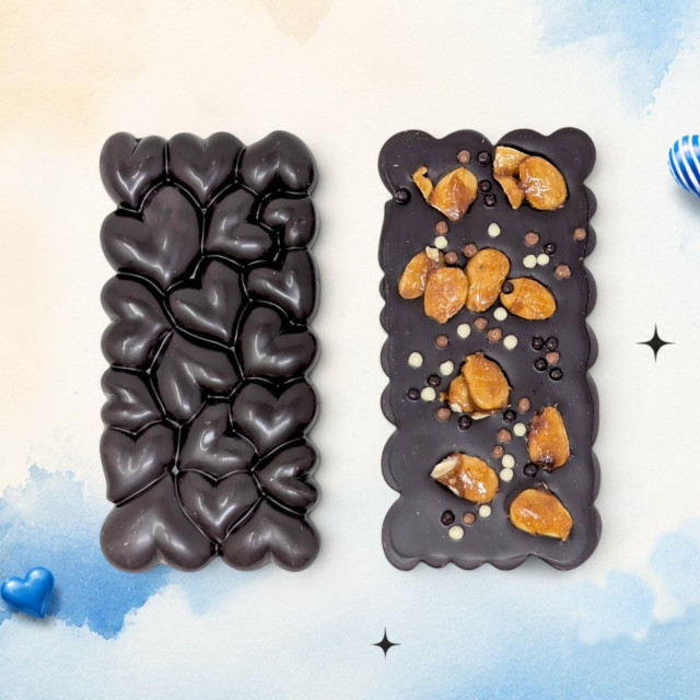 Father's Day Heart Chocolate Bar