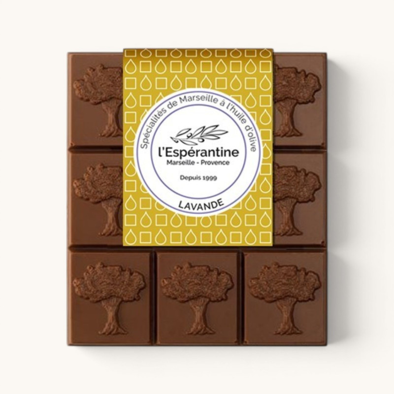 Tablette Olivier Lait – Milk Chocolate with Lavender & Honey