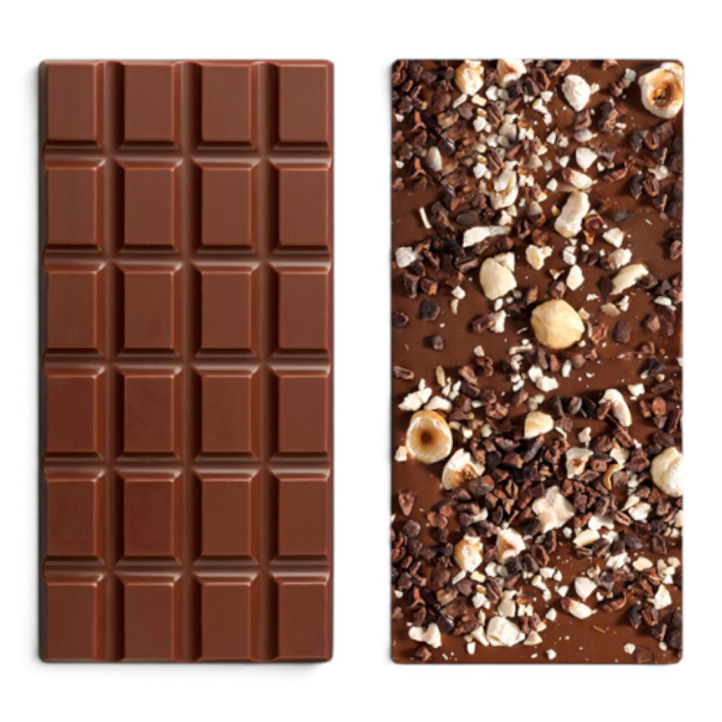Trio Découverte Tablettes – 3 chocolats au choix, riz soufflé et noisettes| L’Espérantine