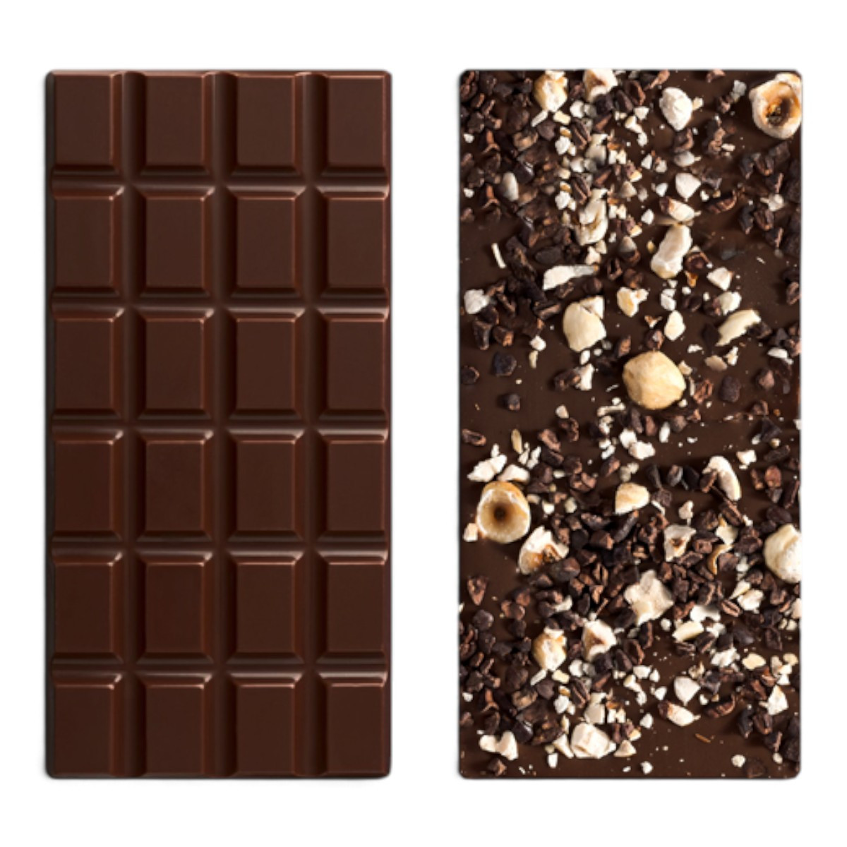 Trio Découverte Tablettes – 3 chocolats au choix, riz soufflé et noisettes| L’Espérantine