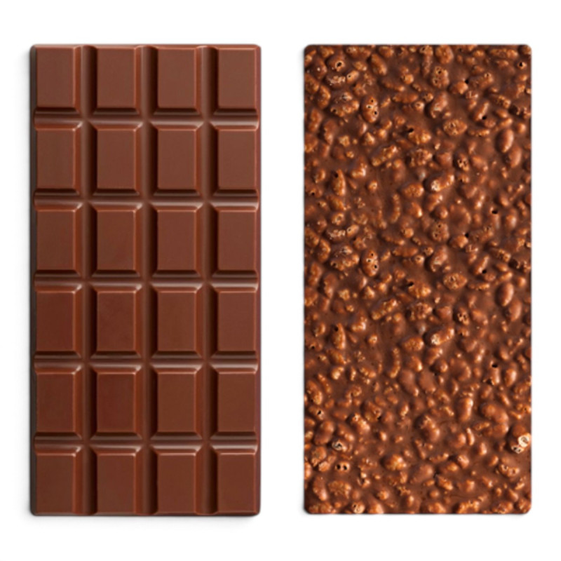 Trio Découverte Tablettes – 3 chocolats au choix, riz soufflé et noisettes| L’Espérantine