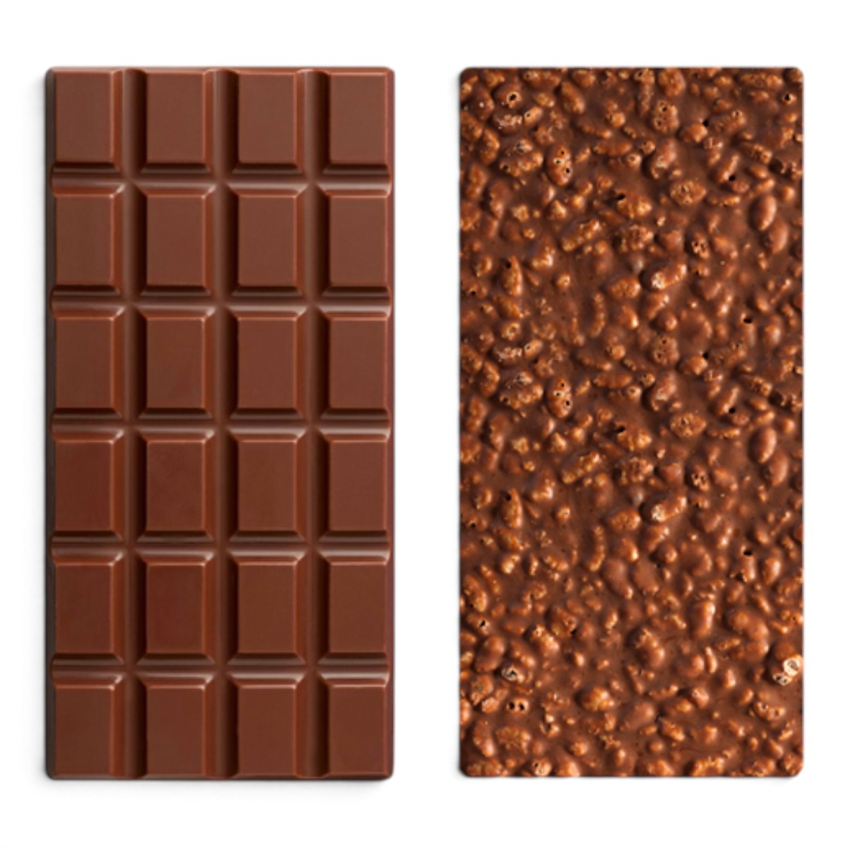 Trio Découverte Tablettes – 3 chocolats au choix, riz soufflé et noisettes| L’Espérantine