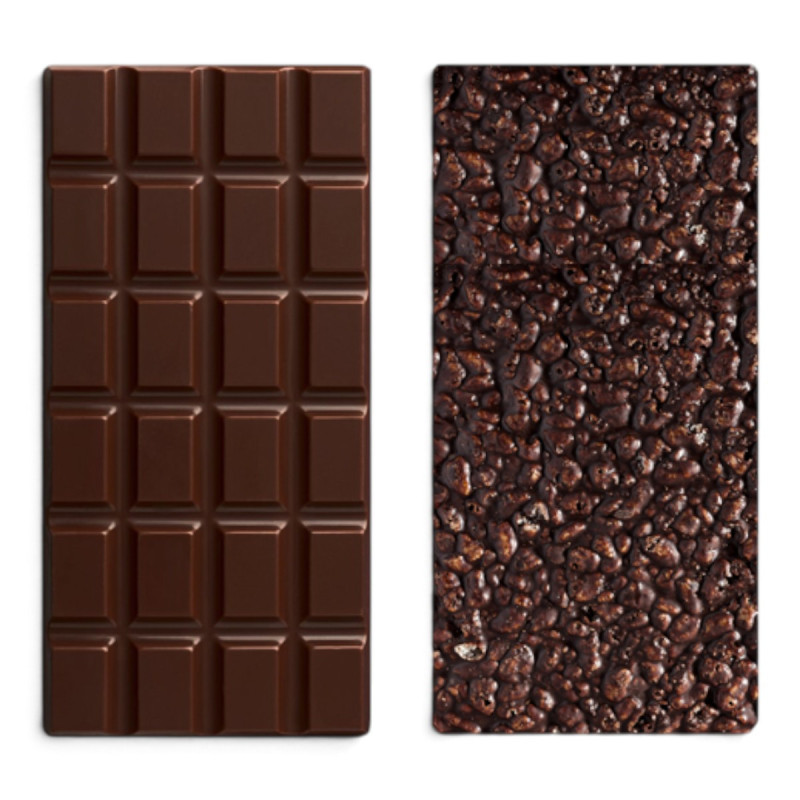 Trio Découverte Tablettes – 3 chocolats au choix, riz soufflé et noisettes| L’Espérantine
