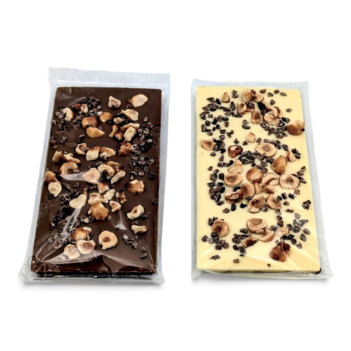 Trio Découverte Tablettes – 3 chocolats au choix, riz soufflé et noisettes| L’Espérantine