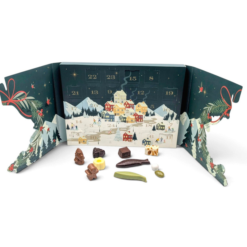 Calendrier de l’Avent chocolat Noël au sommet | L’Espérantine