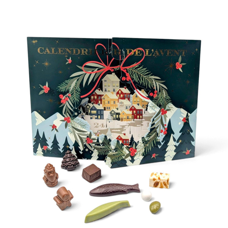 Calendrier de l’Avent chocolat Noël au sommet | L’Espérantine