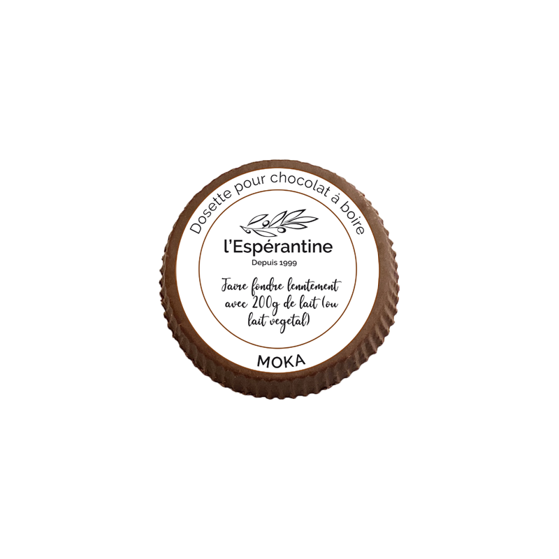 Palets de chocolat à faire fondre - Espérantine