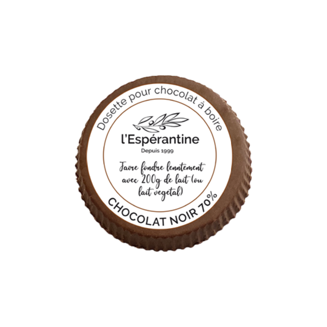 Dosette pour Chocolat à boire - Noir Intense