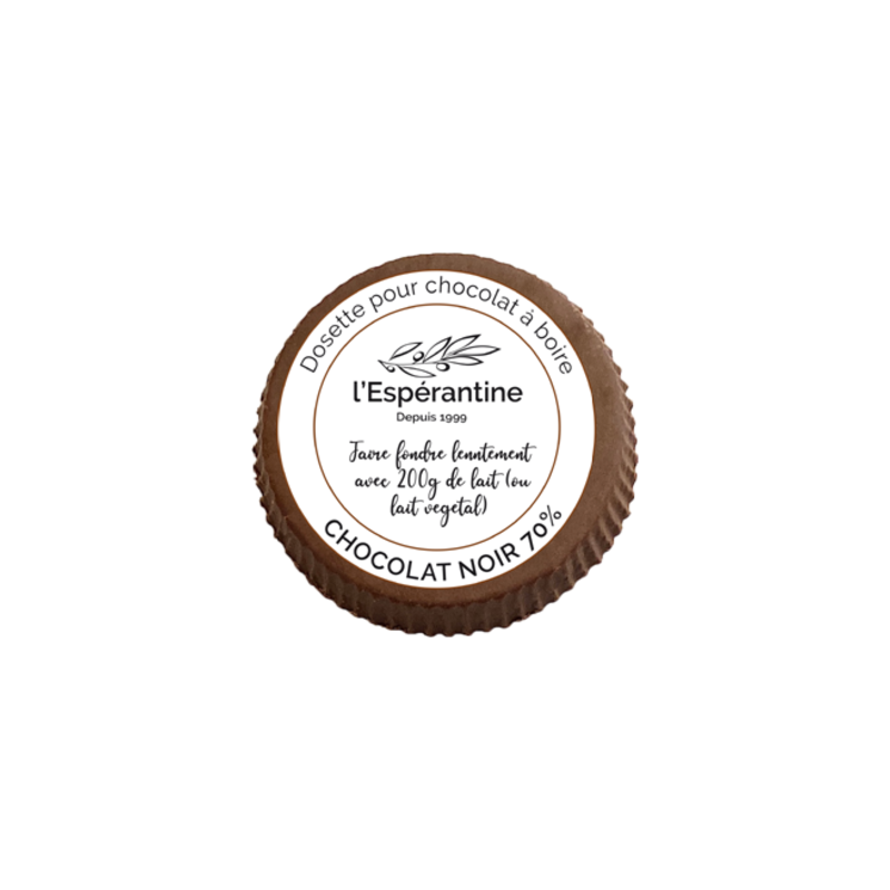 Dosette pour Chocolat à boire - Noir Intense