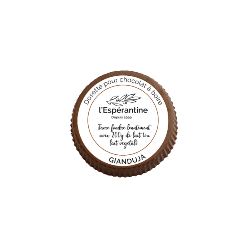 Dosette pour Chocolat à boire - Gianduja